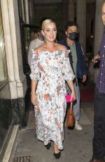 KATY PERRY Out for Dinner in Paris 07/07/2021