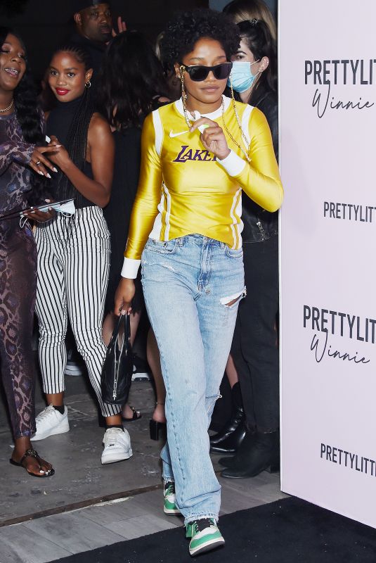 KEKE PALMER at PrettyLittleThing Hosts PLT x Winnie Harlow Event in Los Angeles 07/14/2021
