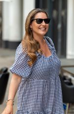 KELLY BROOK Arrives at Global Radio Studios in London 07/13/2021
