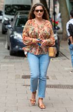 KELLY BROOK Arrives at Heart FM in London 07/12/2021