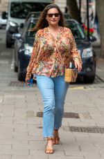 KELLY BROOK Arrives at Heart FM in London 07/12/2021