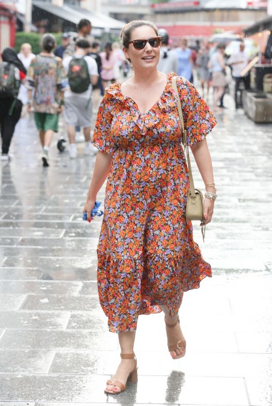 KELLY BROOK Leaves Heart FM Show in London 07/20/2021