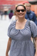 KELLY BROOK Leaves Heart Radio in London 07/24/2021