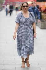 KELLY BROOK Leaves Heart Radio in London 07/24/2021