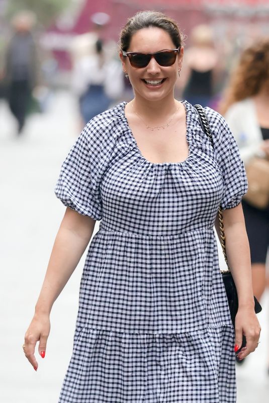 KELLY BROOK Leaves Heart Radio in London 07/24/2021