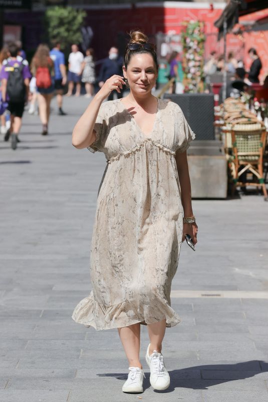 KELLY BROOK Out in London 07/17/2021