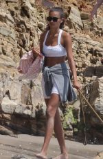 KELLY GALE at a Workout Session Photoshoot on the Beach in Malibu 07/16/2021