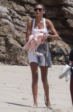 KELLY GALE at a Workout Session Photoshoot on the Beach in Malibu 07/16/2021