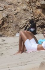 KELLY GALE at a Workout Session Photoshoot on the Beach in Malibu 07/16/2021