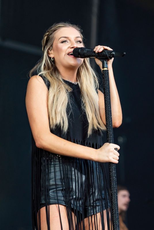 KELSEA BALLERINI Performs at Faster Horses Festival at Michigan International Speedway 07/17/2021