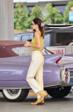 KENDALL JENNER at a Gas Station with Her 1960 Cadillac Eldorado 07/25/2021