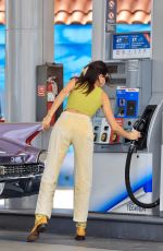 KENDALL JENNER at a Gas Station with Her 1960 Cadillac Eldorado 07/25/2021