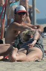 KESHA in Bikini Bottom at a Beach with Friends in Los Angeles 07/18/2021