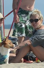 KESHA in Bikini Bottom at a Beach with Friends in Los Angeles 07/18/2021