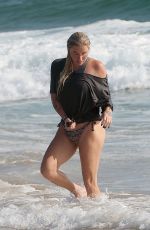 KESHA in Bikini Bottom at a Beach with Friends in Los Angeles 07/18/2021