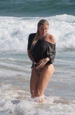 KESHA in Bikini Bottom at a Beach with Friends in Los Angeles 07/18/2021