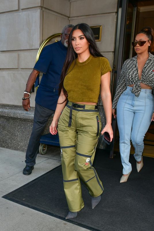 KIM KARDASHIAN and LALA ANTHONY Out in New York 07/16/2021