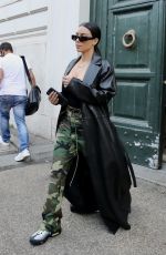 KIM KARDASHIAN Leaves Her Hotel in Rome 06/30/2021