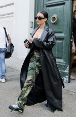 KIM KARDASHIAN Leaves Her Hotel in Rome 06/30/2021