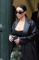 KIM KARDASHIAN Leaves Her Hotel in Rome 06/30/2021