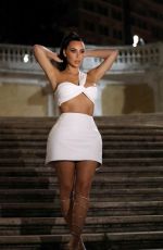 KIM KARDASHIAN Night Out in Rome 06/30/2021