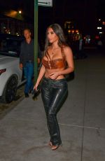 KIM KARDASHIAN Out for Dinner in New York 07/15/2021