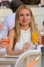 KIMBERLEY GARNER at Cafe de Paris in Saint Tropez 07/21/2021