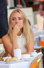 KIMBERLEY GARNER at Cafe de Paris in Saint Tropez 07/21/2021