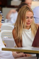 KIMBERLEY GARNER at Cafe de Paris in Saint Tropez 07/21/2021