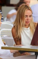 KIMBERLEY GARNER at Cafe de Paris in Saint Tropez 07/21/2021