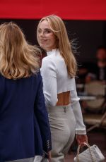 KIMBERLEY GARNER Leaves Martinez Hotel at 74th Cannes Film Festival 07/16/2021