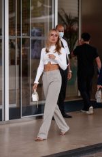 KIMBERLEY GARNER Leaves Martinez Hotel at 74th Cannes Film Festival 07/16/2021