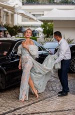 KIMBERLEY GARNER Leaves Martinez Hotel in Cannes 07/12/2021