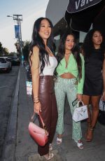 KIMORA LEE SIMMONS Out for Dinner with Her Daughters at Catch LA in West Hollywood 07/20/2021