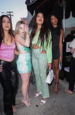 KIMORA LEE SIMMONS Out for Dinner with Her Daughters at Catch LA in West Hollywood 07/20/2021