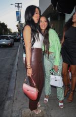 KIMORA LEE SIMMONS Out for Dinner with Her Daughters at Catch LA in West Hollywood 07/20/2021