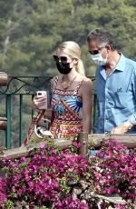 KITTY SPENCER and Michael Lewis on Honeymoon at Amalfi Coast 07/29/2021
