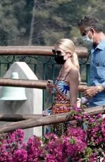 KITTY SPENCER and Michael Lewis on Honeymoon at Amalfi Coast 07/29/2021