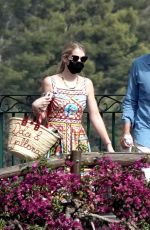KITTY SPENCER and Michael Lewis on Honeymoon at Amalfi Coast 07/29/2021