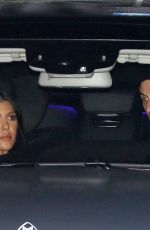 KOURTNEY KARDASHIAN and Travis Barker Leaves Nobu in Malibu 07/13/2021