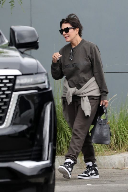 KRIS JENNER Arrives on a Private Jet at LAX in Los Angeles 07/01/2021
