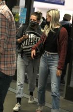 KRISTEN STEWART and DYLAN MEYER at Lax Airport in Los Angeles 07/08/2021