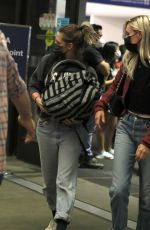 KRISTEN STEWART and DYLAN MEYER at LAX Airport in Los Angeles 07/09/2021