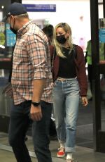KRISTEN STEWART and DYLAN MEYER at LAX Airport in Los Angeles 07/09/2021