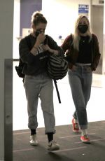 KRISTEN STEWART and DYLAN MEYER at LAX Airport in Los Angeles 07/09/2021