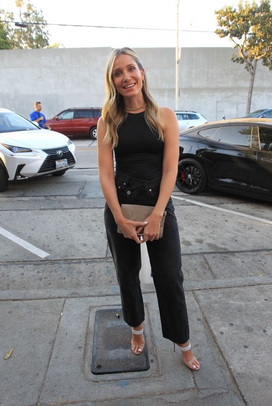 KRISTINE LEAHY at Craig’s Restaurant in West Hollywood 07/21/2021