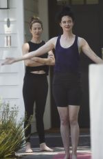 KRYSTEN RITTER at a Yoga Session in Los Angeles 07/05/2021