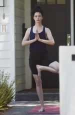 KRYSTEN RITTER at a Yoga Session in Los Angeles 07/05/2021