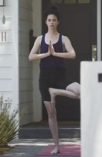 KRYSTEN RITTER at a Yoga Session in Los Angeles 07/05/2021