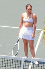 LADY GAGA at a Tennis Session in New York 07/25/2021